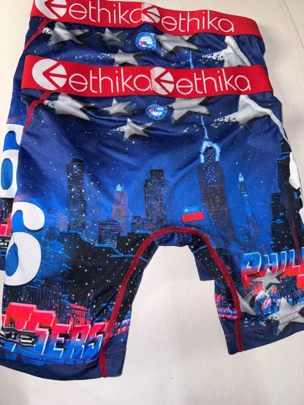 Ethika boys Philadelphia 76ers boxer briefs set of 2 size medium - Picture 5 of 5